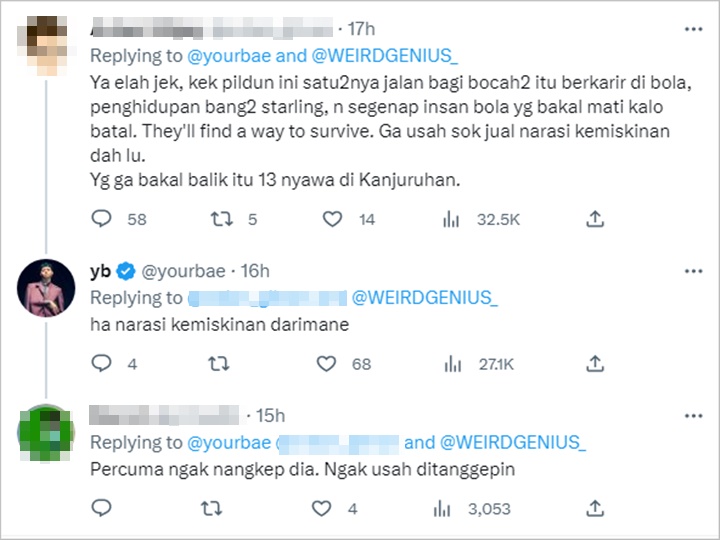 Reza Arap Dituding Jual Narasi Kemiskinan Usai Soroti Indoneisa Batal Jadi Tuan Rumah Pildun U-20