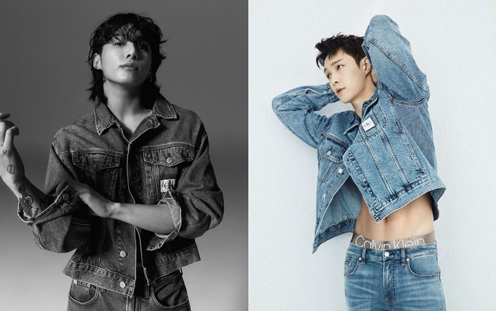 Jungkook BTS & Lay EXO Beda Vibes Jalani Pemotretan Calvin Klein