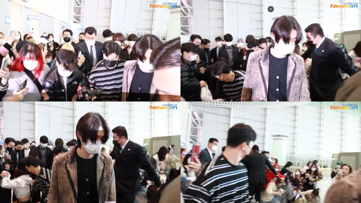 OTW Singapura, TXT Disambut Aksi Barbar Fans Hingga Berjatuhan di Bandara