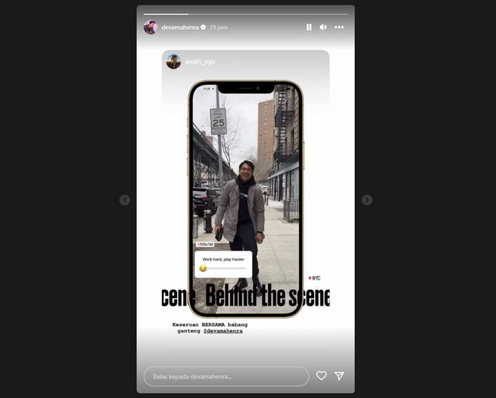 Deva Mahenra Terkesima Nonton BTS Photoshoot Mikha Tambayong