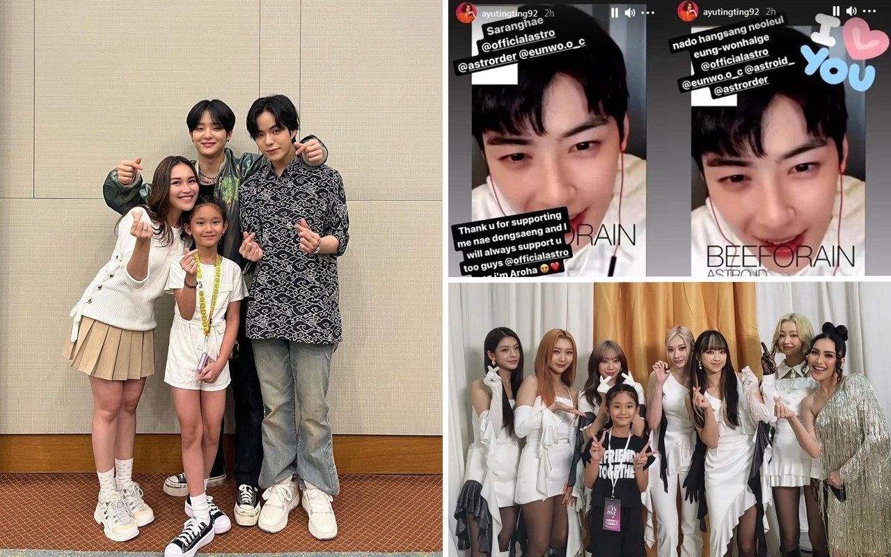 Disapa Cha Eunwoo Hingga Joget Bareng TREASURE, Intip 7 Momen Ayu Ting Ting Dinotice Artis Korea