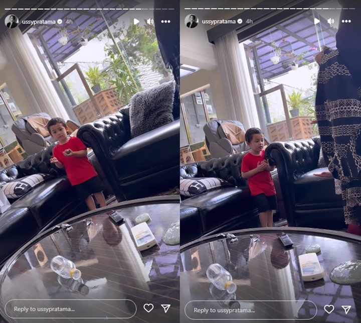 Putra Tampan Ussy Sulistiawaty Muntah-muntah Usai Makan Cokelat