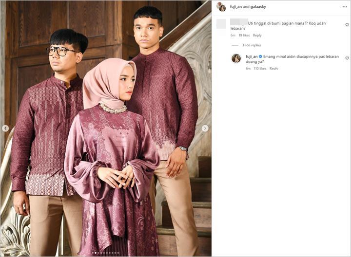 Fuji An Buka Suara Usai Diledek Gara-gara Sudah Ucapkan \'Minal Aidin Wal Faizin\'