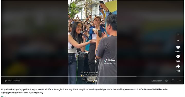 Sudah Ulurkan Tangan, Momen Lyodra Nyaris Gagal Beri Fan Service ke Seorang Fanboy Bikin Ngakak