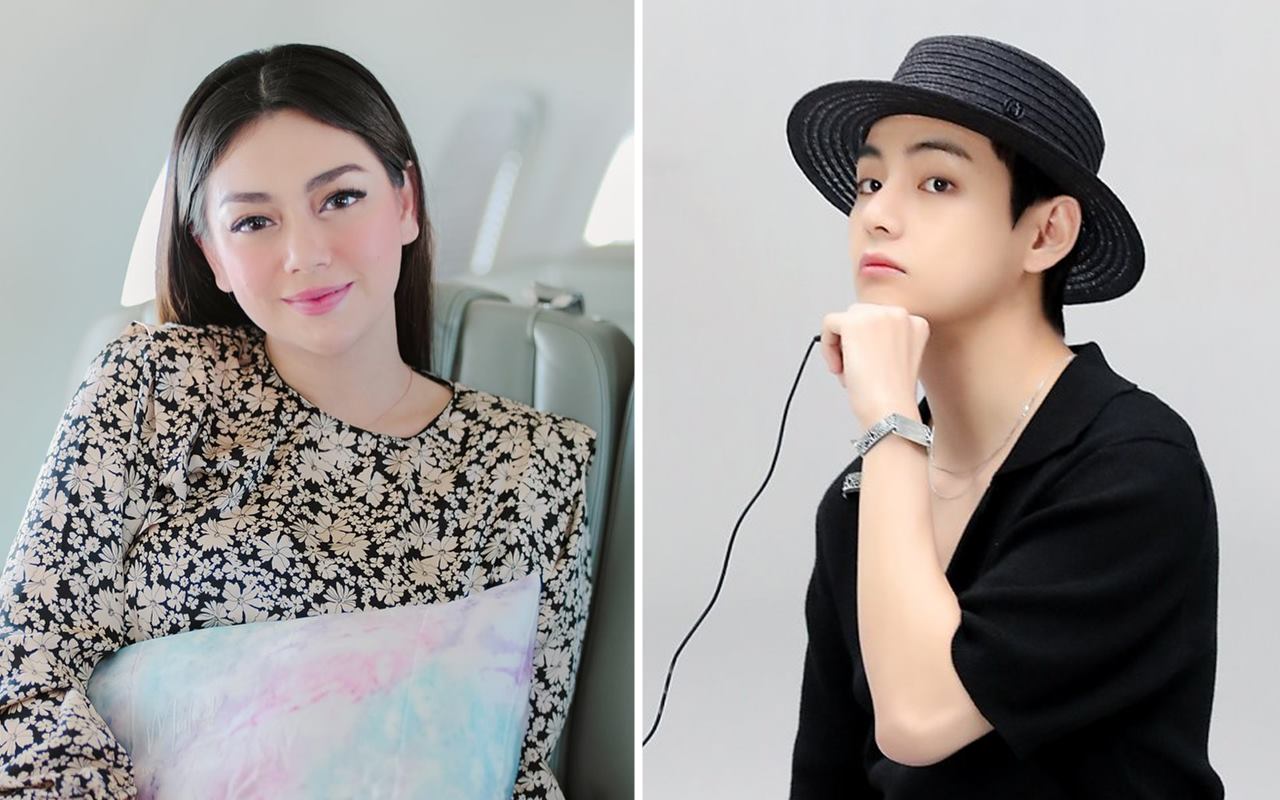 Ultah ke-31, Celine Evangelista Pamer Ketemu Sosok Tampan Mirip V BTS