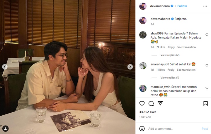 Outfit Seksi Mikha Tambayong Kala Ngedate Bareng Deva Mahenra Bikin Salfok