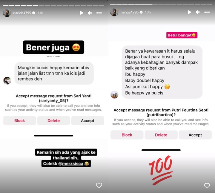 Ria Ricis Bahas Kewarasan di Tengah Isu Rumah Tangga Retak, Postingan Teuku Ryan Curi Atensi