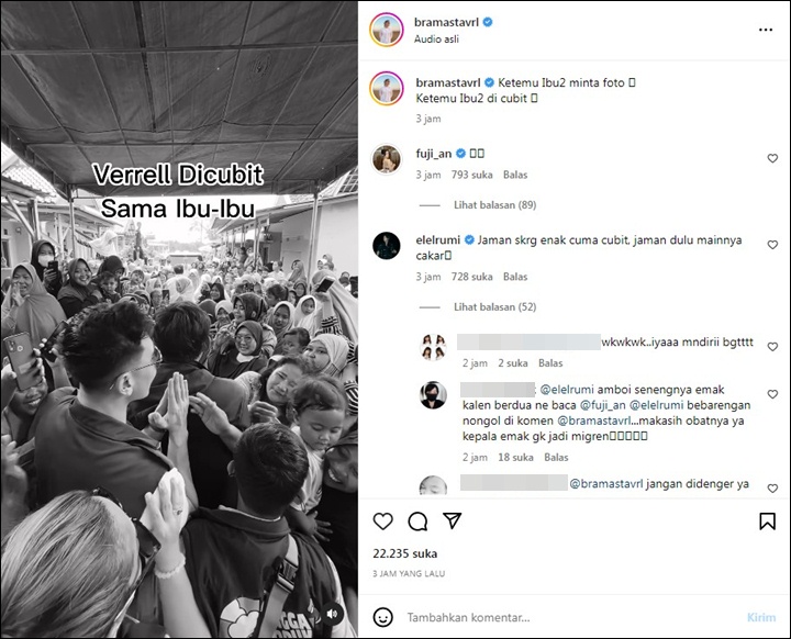 Verrell Bramasta Pamer Momen Dicubit Ibu-Ibu, Fuji An dan El Rumi Komen Barengan Bikin Salfok Verrell Bramasta Pamer Momen Dicubit Ibu-Ibu, Fuji An dan El Rumi Komen Barengan Bikin Salfok Verrell Bramasta Pamer Momen Dicubit Ibu-Ibu, Fuji An dan El Rumi Komen Barengan Bikin Salfok