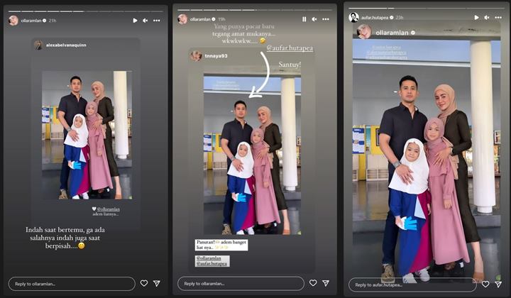 Olla Ramlan Ledek Ketegangan Aufar Hutapea Saat Foto Bareng