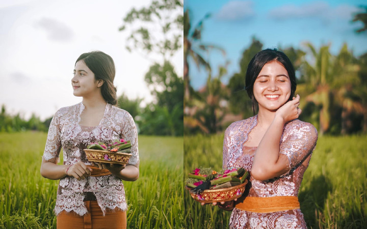 Cantik Natural Berbalut Kebaya Bali