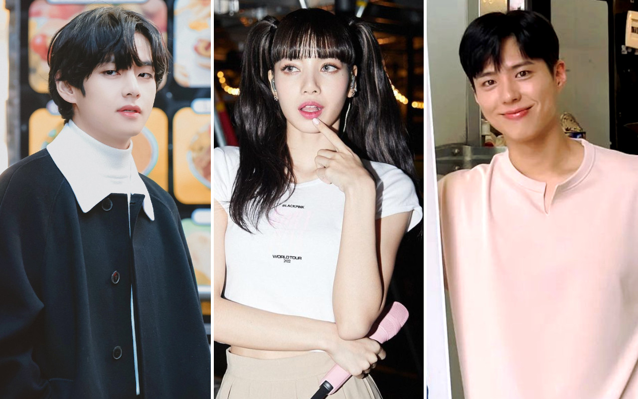 Momen Langka, V BTS, Lisa BLACKPINK dan Park Bo Gum Pose dalam Satu Frame