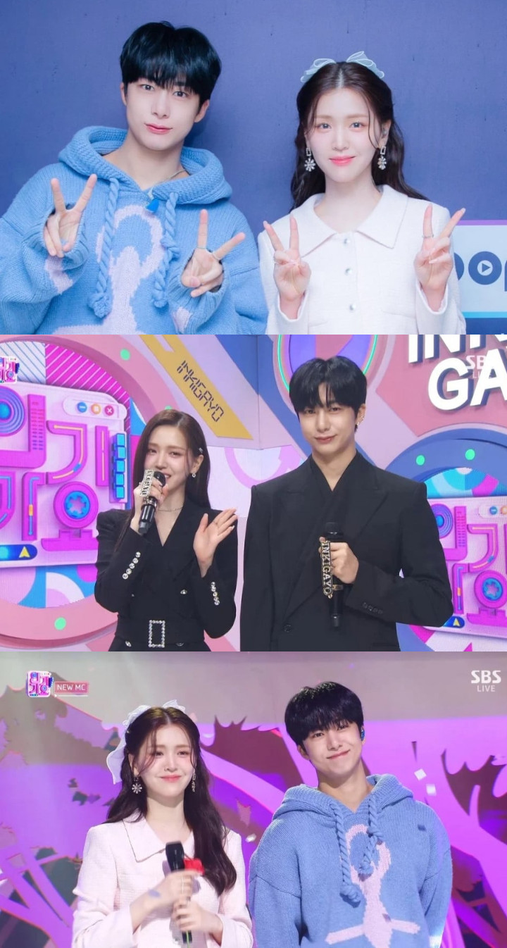 Kim Ji Eun Cantik Banget, Chemistry dengan Hyungwon Monsta X Nge-MC \'Inkigayo\' Banjir Pujian