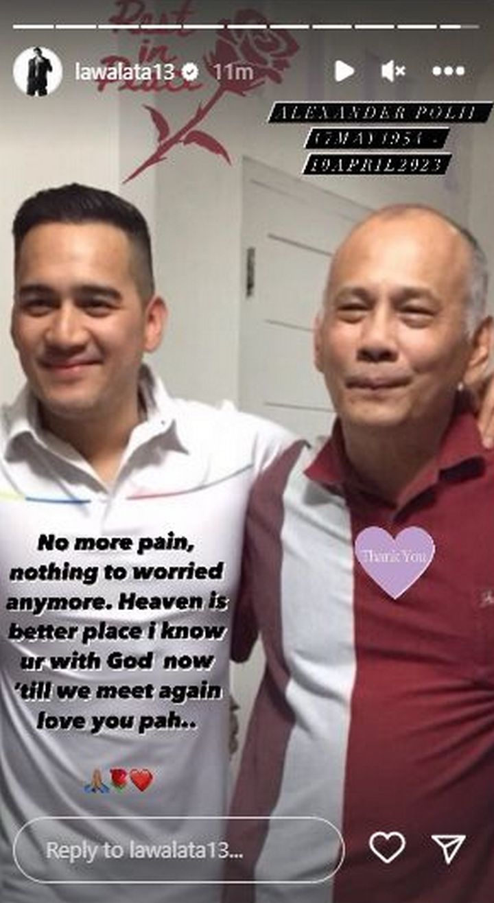 Mario Lawalata Ditinggal Pergi Sang Ayah Untuk Selamanya