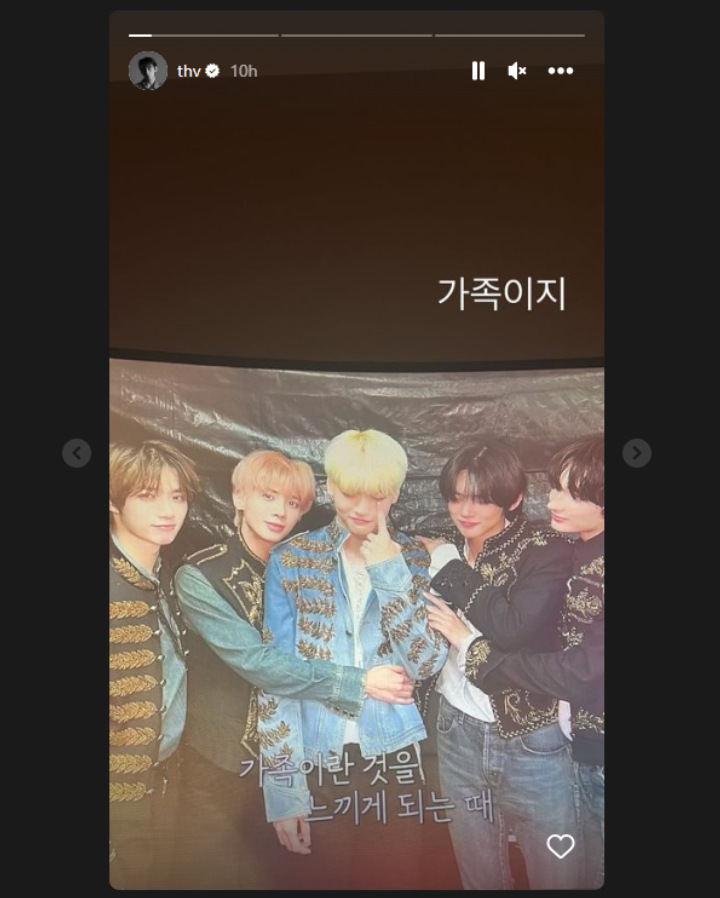 V BTS Buat Postingan Manis Tentang TXT, Fans Ikut Terharu