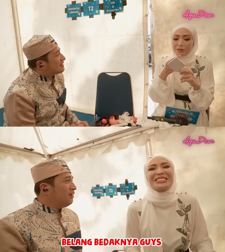 Nge-MC Bareng, Ayu Dewi Bikin Irfan Hakim Malu Gara-gara Makeup Belang