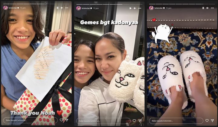 Ultah Sudah Lewat, BCL Baru Pamerkan Kado Gemas dari Noah Sinclair