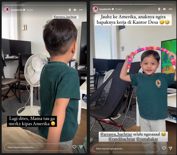 Kocaknya Jawaban Asal Arrasya Putra Taysa Kamila Soal Pekerjaan Sang Ayah di Amerika