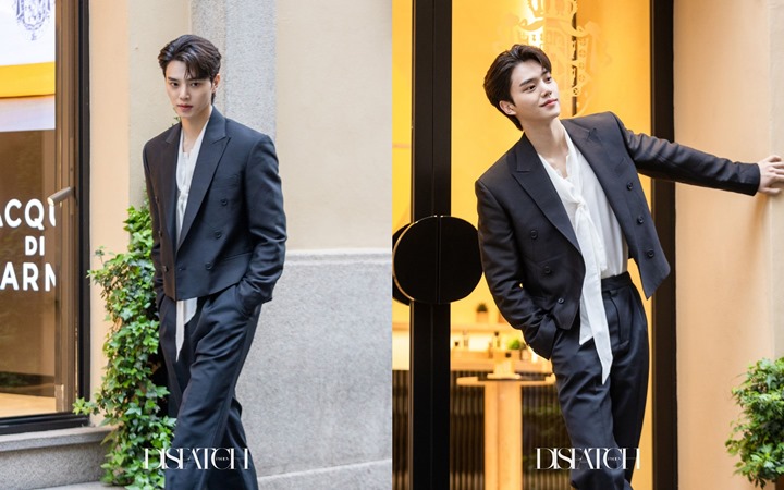 Song Kang Hadiri Event Parfum di Milan, Visual Paripurna Dirindukan dalam Drama