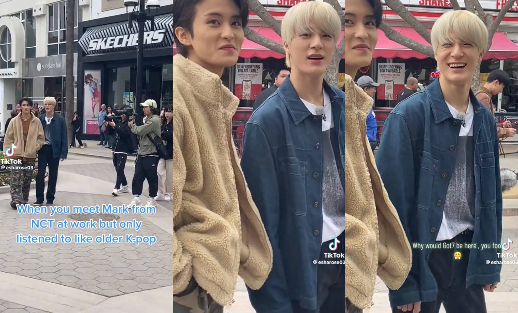 nonpenggemar berjumpa dengan Mark NCT dan mengira adalah Mark Tuan GOT7