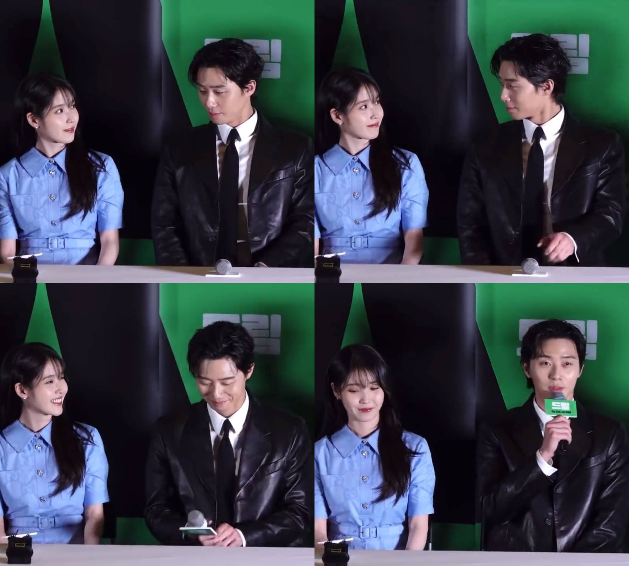 Momen Park Seo Joon salah tingkah dilihati oleh IU