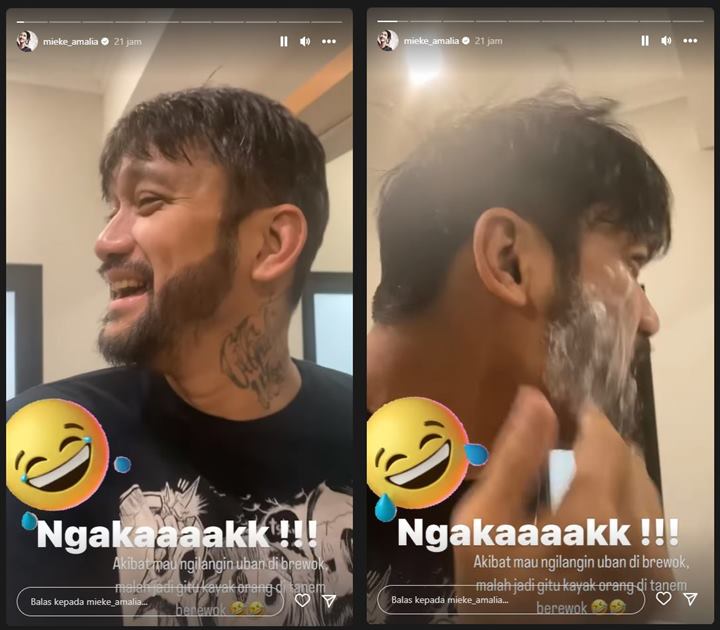 Tora Sudiro Niat Tampil Muda dengan Hilangkan Uban di Berewok, Berujung Panik