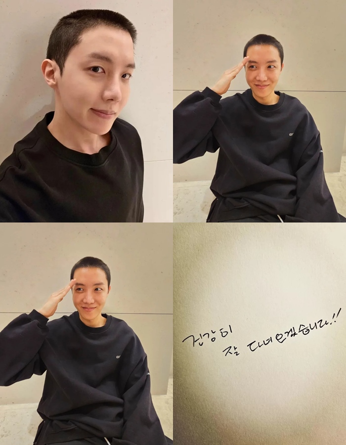 J-Hope Pamit Pamer Rambut Cepak dan Janji Akan Kembali Dari Wamil dengan Sehat