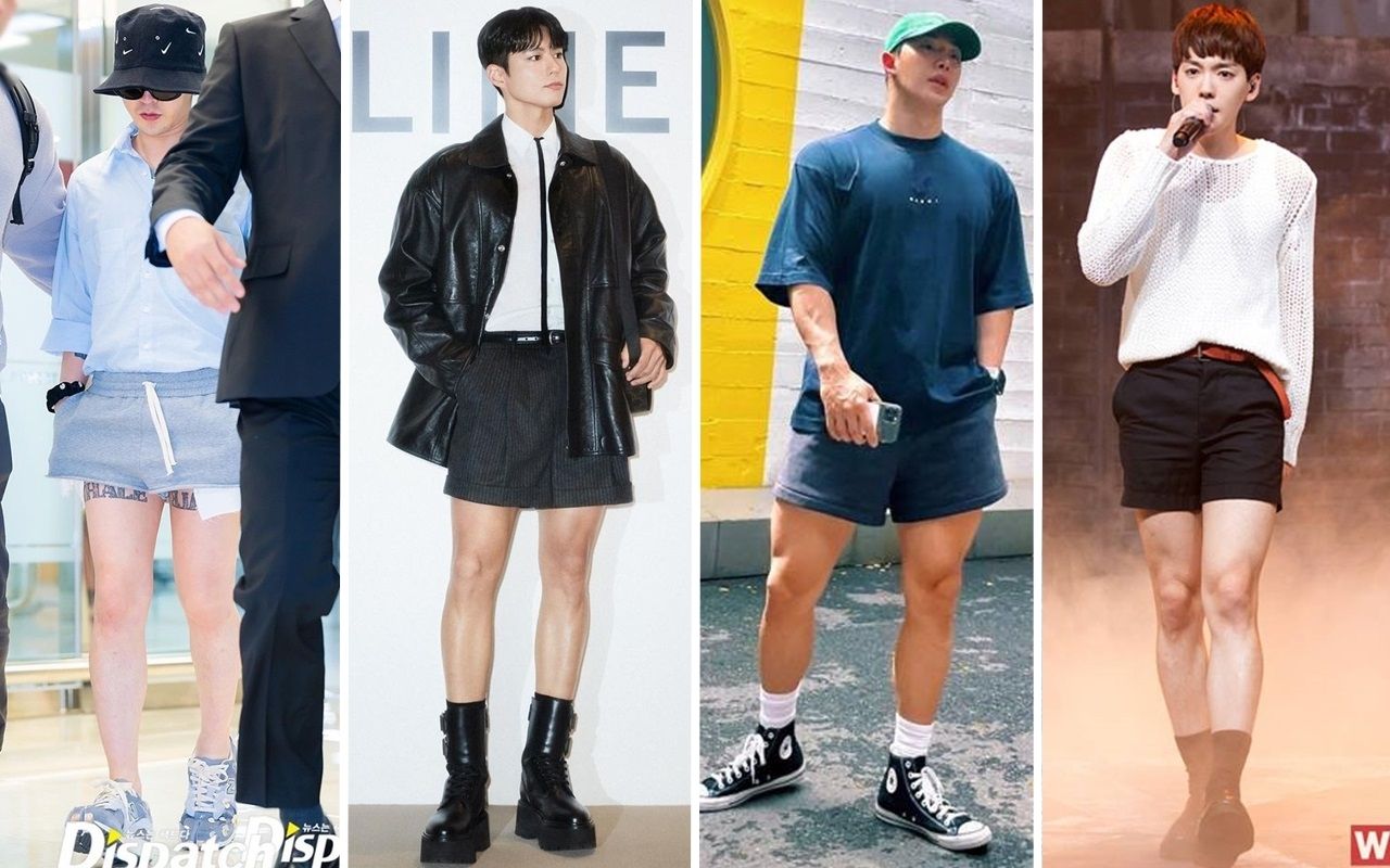 G-Dragon Bikin Heboh, Intip 10 Gaya Artis Cowok Korea Kenakan Celana Super Pendek