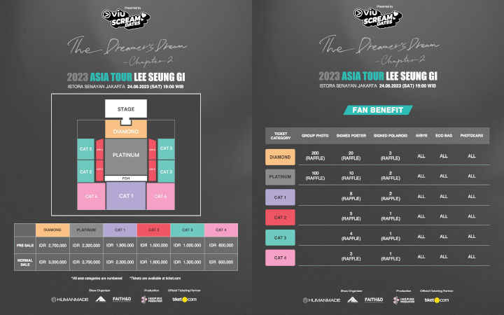 Daftar Harga Tiket Tur Asia Lee Seung Gi di Jakarta Diumumkan, Termurah Rp 600 Ribu! Daftar Harga Tiket Tur Asia Lee Seung Gi di Jakarta Diumumkan, Termurah Rp 600 Ribu!