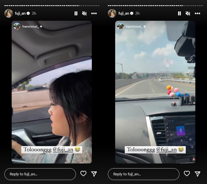 Fuji An Asyik Nyetir Mobil Sambil Nyanyi, Frans Faisal Teriak-Teriak Minta Tolong Fuji An Asyik Nyetir Mobil Sambil Nyanyi, Frans Faisal Teriak-Teriak Minta Tolong Fuji An Asyik Nyetir Mobil Sambil Nyanyi, Frans Faisal Teriak-Teriak Minta Tolong
