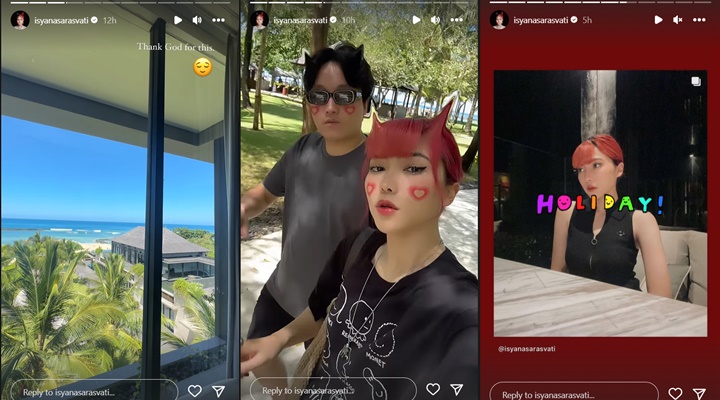 Sempat Dilarikan ke Rumah Sakit, Isyana Sarasvati Kini Tampil Kece Saat Libur Lebaran Sempat Dilarikan ke Rumah Sakit, Isyana Sarasvati Kini Tampil Kece Saat Libur Lebaran