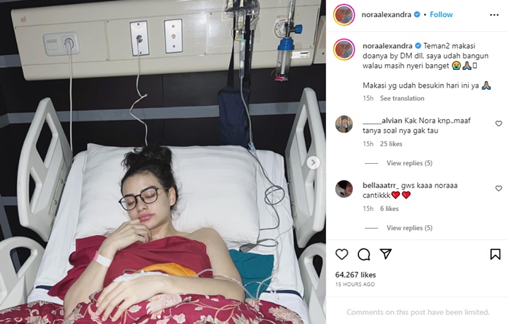 Nora Alexandra Geram Disumpahi Mati Usai Operasi, Balasannya Tak Kalah Sadis
