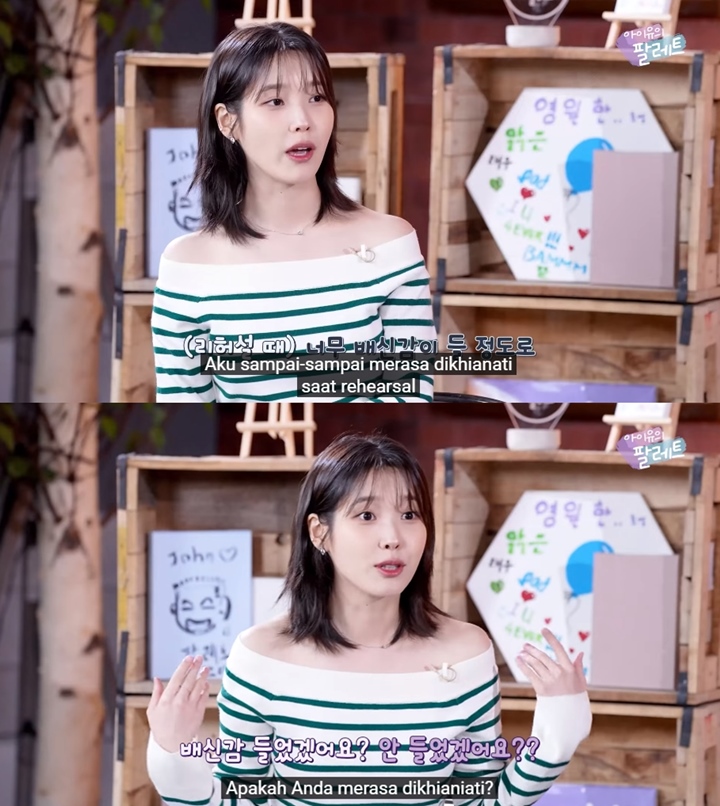 IU Merasa Dikhianati Park Seo Joon