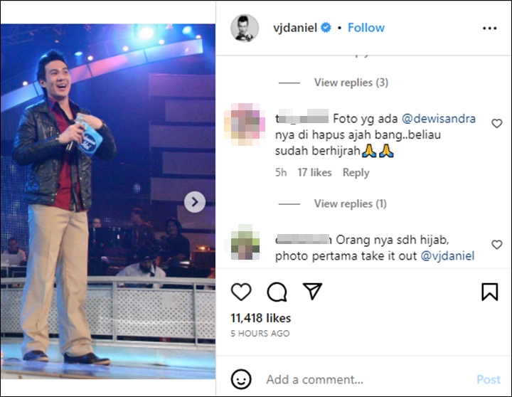 Daniel Mananta Dituntut Hapus Foto Bareng Dewi Sandra