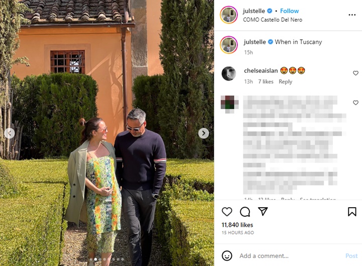 Dandan Ala Cewek Kue, Baby Bump Julie Estelle Makin Kelihatan Bikin Gemas
