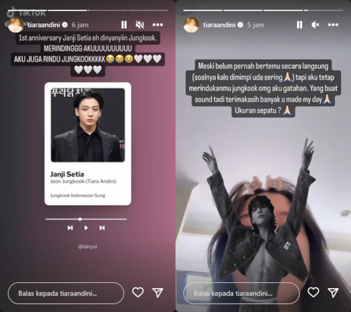 Tiara Andini Merinding Dengar Lagunya \'Dinyanyikan\' Jungkook BTS
