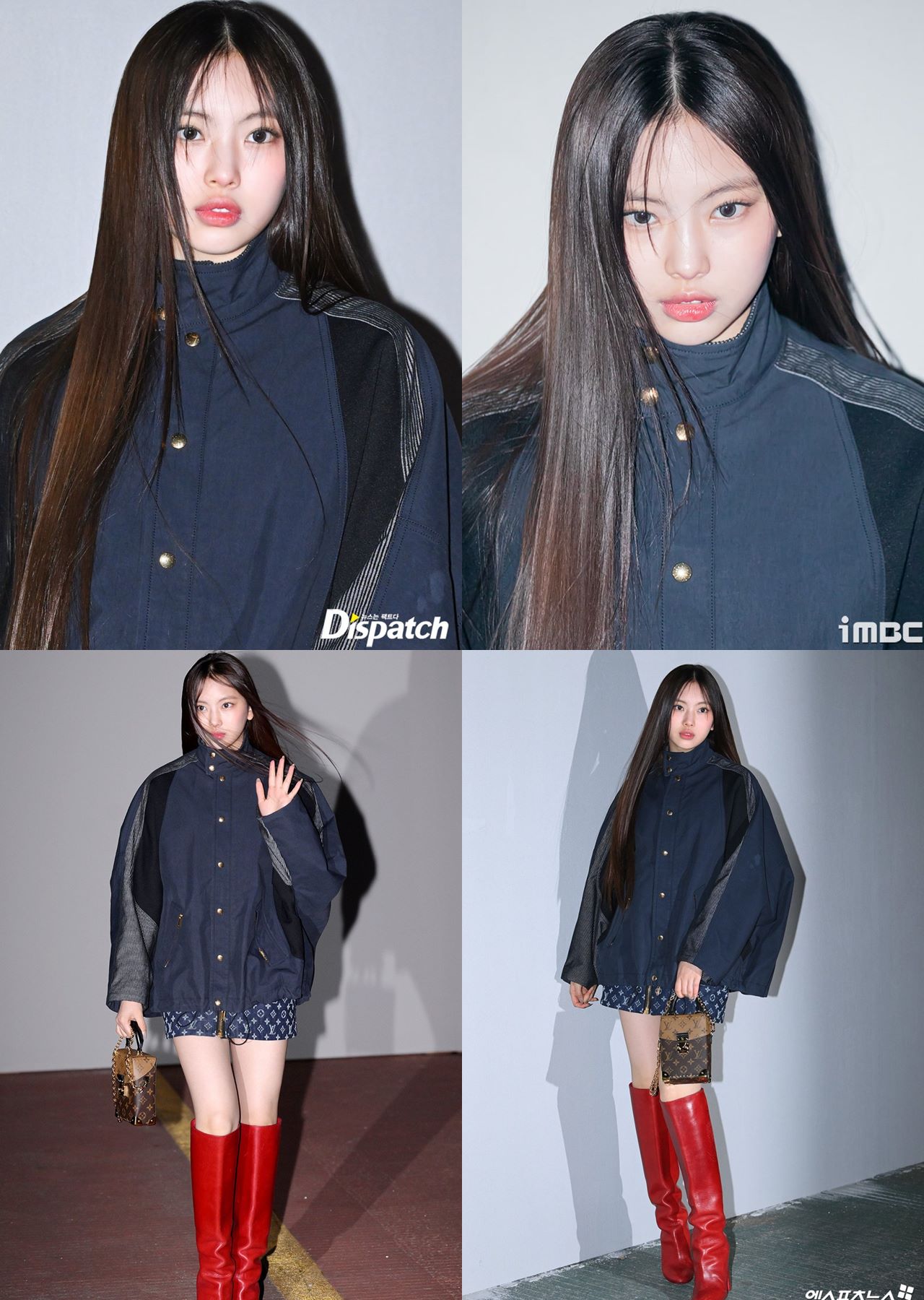 Padukan Oversize Jaket Dengan Booth Selutut, Visual Hyein Di Acara LV Bikin Fans Takjub