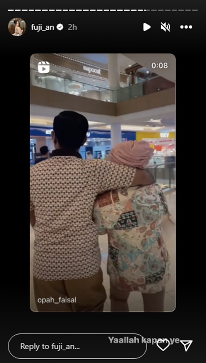 Fuji An Iri Lihat Orang Tuanya Masih Mesra Meski Sudah 34 Tahun Menikah