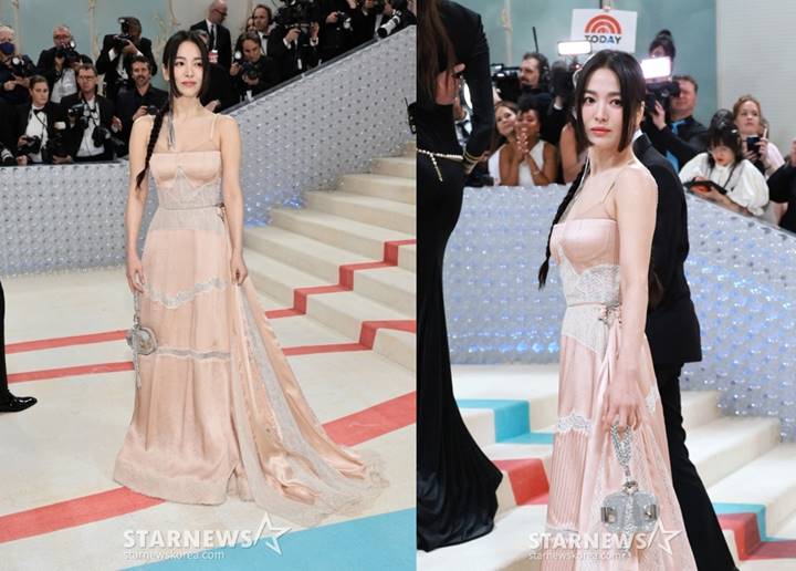 Song Hye Kyo Debut di Met Gala 2023, Penampilan Cantiknya Tuai Reaksi Beragam