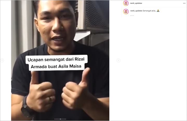 Rizal Armada Ikut Nilai Nyanyian Asila Maisa Putri Ramzi Lewat Video Pujian