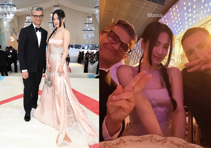 Sosok CEO Yang Dampingi Song Hye Kyo di Met Gala 2023 Curi Perhatian