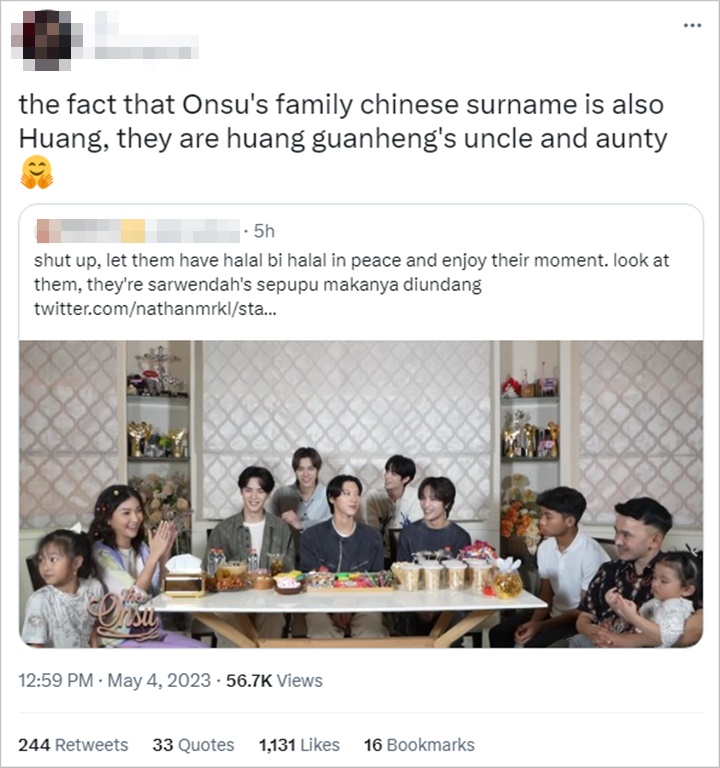Ruben Onsu dan Hendery WayV Disebut Saudara Jauh Karena Masih Satu Marga