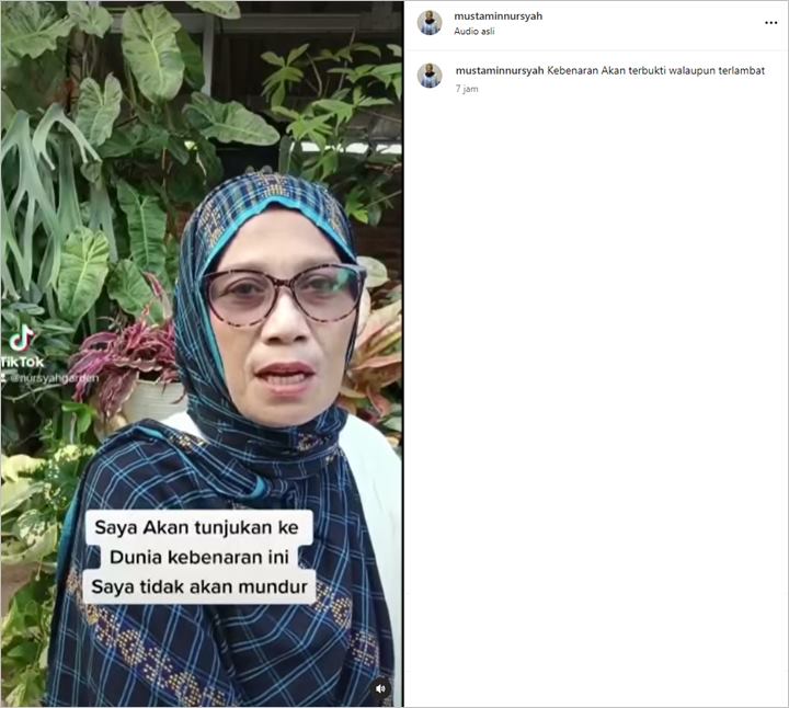 Curhat Omongannya Dipelintir, Ibunda Indah Permatasari Sesumbar Tak Akan Mundur Tunjukkan Kebenaran