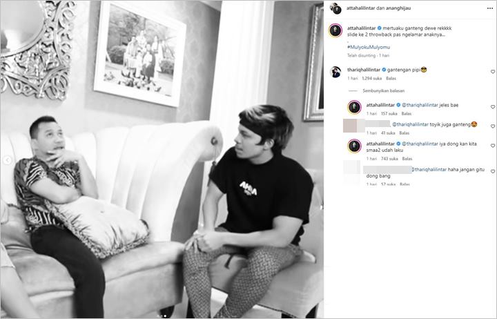 Diledek Kalah Ganteng Dari Anang Hermansyah, Kocaknya Atta Halilintar Balik Skakmat Thariq