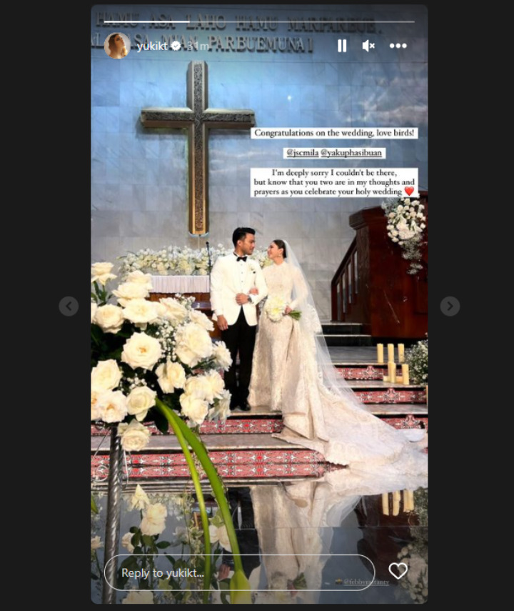 Dicari di Nikahan Jessica Mila, Yuki Kato Akhirnya Muncul dan Minta Maaf Tak Bisa Hadir Dicari di Nikahan Jessica Mila, Yuki Kato Akhirnya Muncul dan Minta Maaf Tak Bisa Hadir