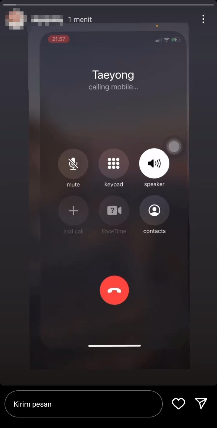 Taeyong NCT 127 Ditelepon Sasaeng Pakai Nomor Indonesia Saat Siaran Live