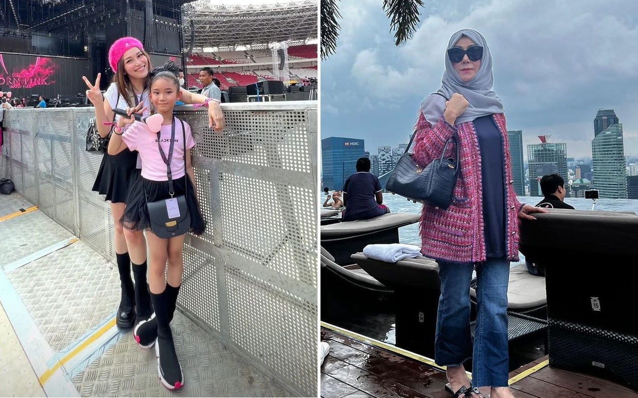 Tak Saling Follow, Postingan Ayu Ting Ting Bareng Bilqis Keciduk Dilike Ibu Raffi Ahmad