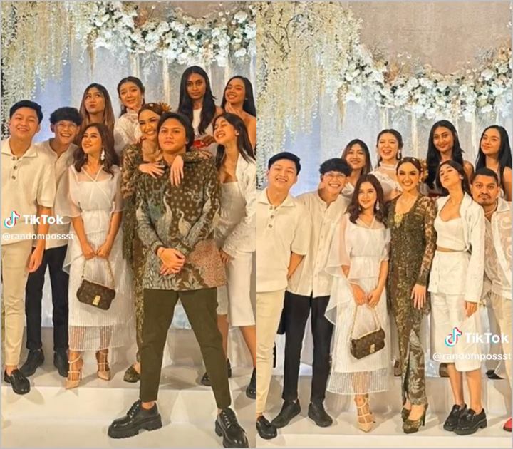 Tiara Andini Super Anggun Hadiri Lamaran Rizky Febian-Mahalini, Komuk Kala Foto Rame-rame Tuai Gemas