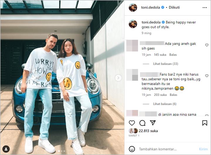 Antonio Dedola Tuai Tanda Tanya Usai Foto dengan Lolly Putri Nikita Mirzani Muncul Lagi