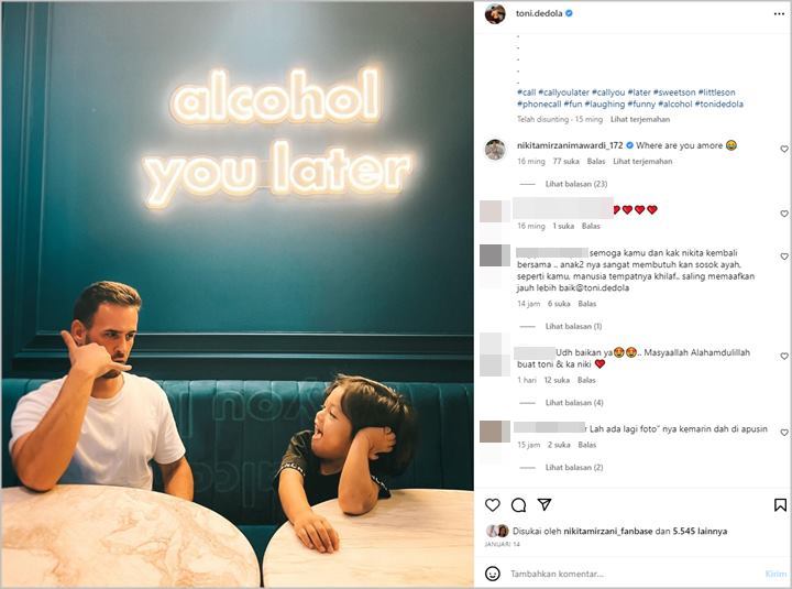 Antonio Dedola Tuai Tanda Tanya Usai Foto dengan Lolly Putri Nikita Mirzani Muncul Lagi