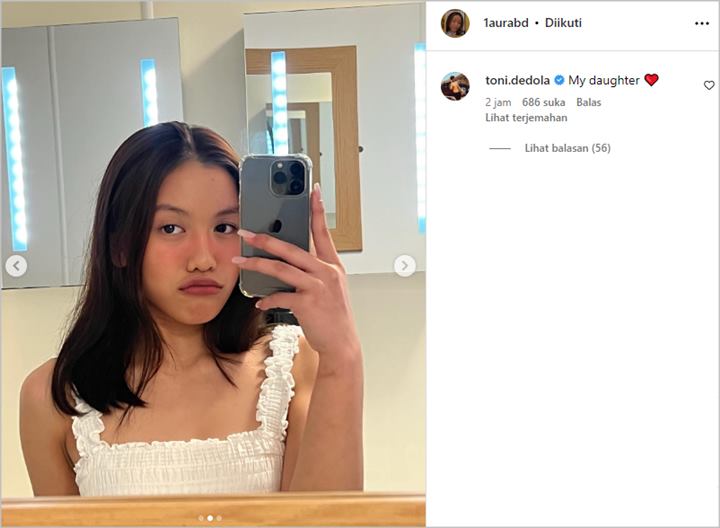 Lolly anak nikita mirzani pajang mirror selfie cantik usai ganti nama